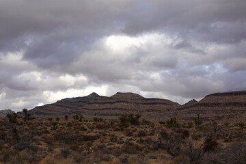 Mojave Desert, CA - Sierra Nevada Mountains