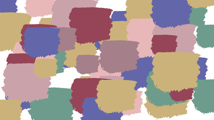 Fantasy messy doodle geometric shapes background. Abstract card, layout. Creative landing page or business background. Advertisement cover.