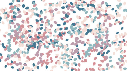 Fantasy messy doodle geometric shapes background. Abstract card, layout. Creative landing page or business background. Advertisement cover.