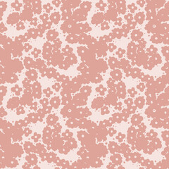 Fantasy messy freehand doodle floral shapes seamless pattern.  Infinity random abstract card, layout. Creative background. Textile, fabric, wrapping paper.