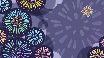 花火のフレーム（16:9）