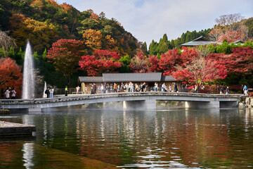 Katsuo-ji Temple in Japan in Autumn