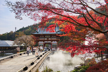 Katsuo-ji Temple in Japan in Autumn