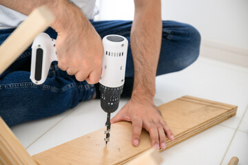 DIY man's hand Faceless