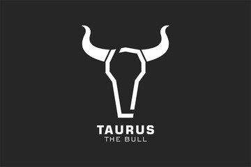 Letter L logo, Bull logo,head bull logo, monogram Logo Design Template Element