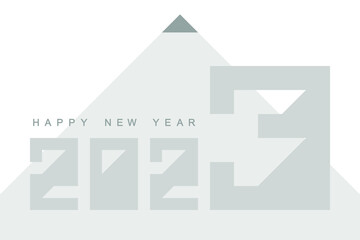 Happy New Year 2023 design.