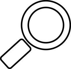 search icon illustration on white background.eps