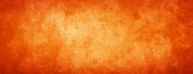 Orange fall or autumn background in halloween or Thanksgiving colors. Old vintage texture grunge design. - 516247398