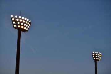 Light pole of sport ground