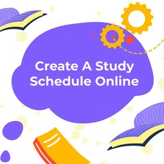 Create study schedule online, school organization