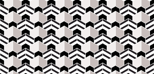 seamless barber shop pattern illustration	