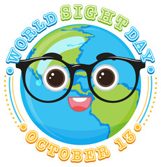 Fototapeta premium World Sight Day Poster Design