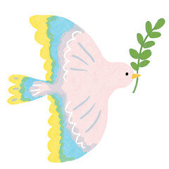 水彩風の鳥