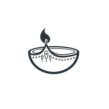 Oil Lamp Clipart Black And White