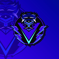 Night Players for logo  mascot gaming or other