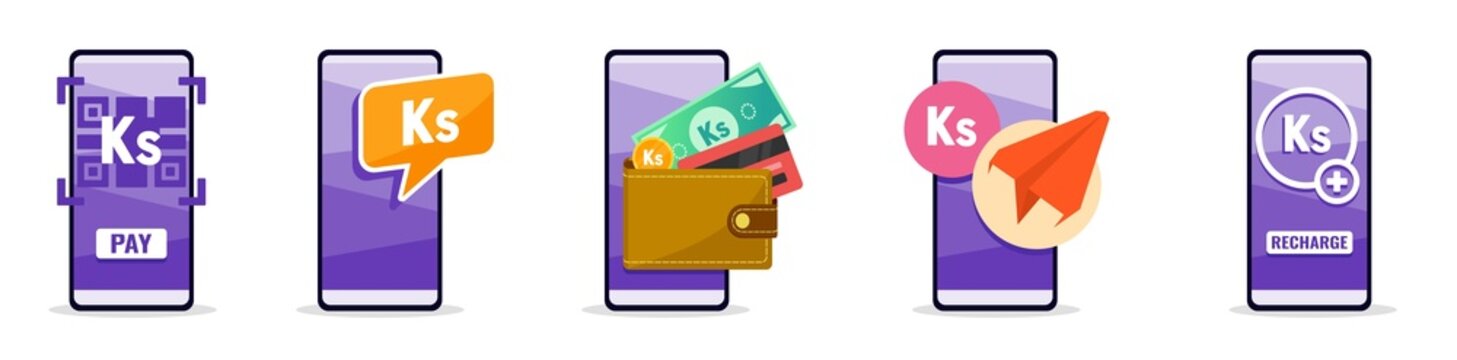 Online Mobile Banking with Burmese Kyat on Phone