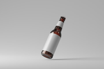 Long Neck Soda Pop Beer Bottle Mockups