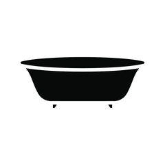 Bathtub icon. Bathtub symbol trendy design template. vector illustration