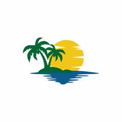 SUN TREE AND RIVER LOGO