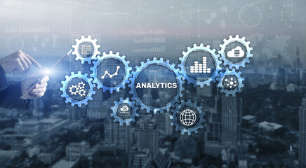 Analytics Data Analysis Strategy Statistic Concept