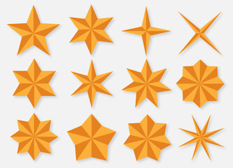 Stars Icons Models - Ai Illustrator