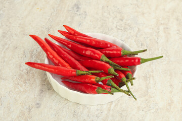 Hot and spicy chili pepper