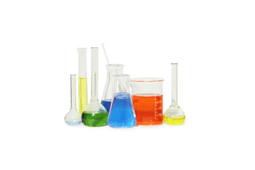 Concept of science with different laboratory accessories