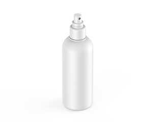 Cosmetic spray bottle mockup for branding and marketing, ready for product presentation, 3d render illustration