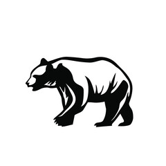 Obraz na płótnie Canvas bear logo design vector illustration