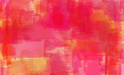 Red paint splashes. Abstract color texture. Multicolor bright background. Modern pattern. Illustration for graphic design, banner, poster.