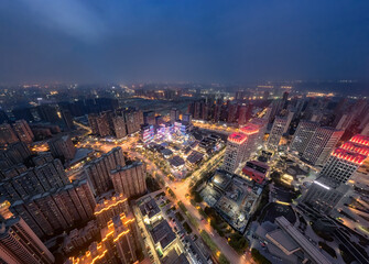 Fototapeta premium Xi'an Qujiang Night View
