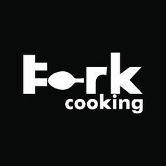 Cooking logo. Icon or symbol for design menu restaurant. Vector illustration