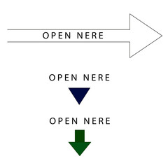 Open here.Vector illustration.