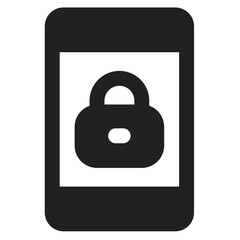 wireless key from smartphone Icon Glyph