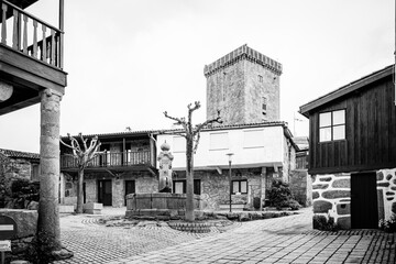 Village of Vilanova, in the medieval parish of Villanova dos Infantes, in Celanova (Spain)