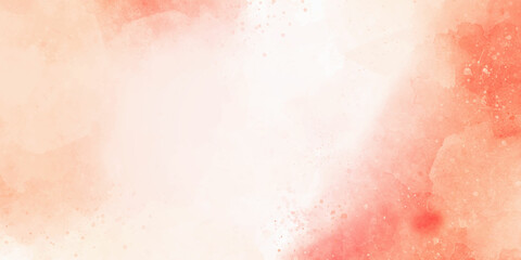 Fototapeta premium Abstract watercolor background and Beautiful abstract color pink texture background on white surface granite, orange and pink cloud sky on art graphics. 