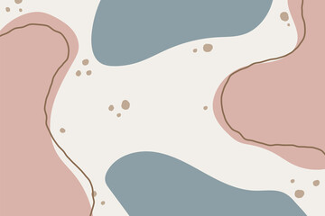 Hand drawn colorful memphis background design