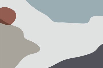 Hand drawn colorful memphis background design