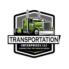 truck logo design vector illustration