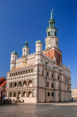 Town hall. Poznan, Greater Poland Voivodeship, Poland.