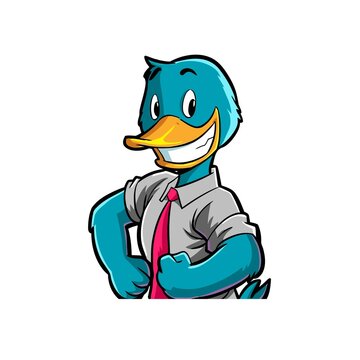 duck cartoon design vector illustration