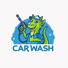 cartoon dinosaur vector illustration