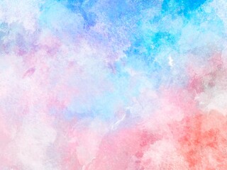 鮮やかな水彩手描き背景 かき氷 春 夏 シロップ 可愛い