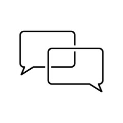 Naklejka premium Speech bubble, communication icon