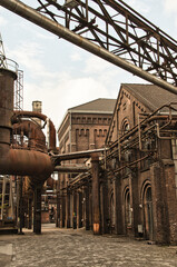 Factory buildings, Landschaftspark Duisburg, Germany