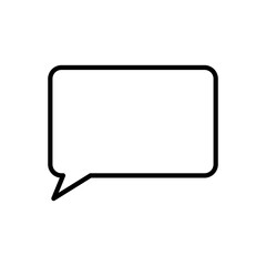 Speech bubble, communication icon