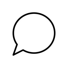 Speech bubble, communication icon