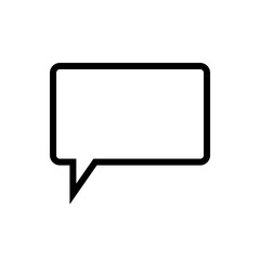Naklejka premium Speech bubble, communication icon