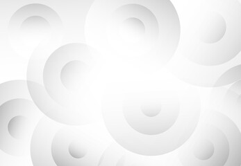 Minimal circle geometric background. Gray background. Vector illustration