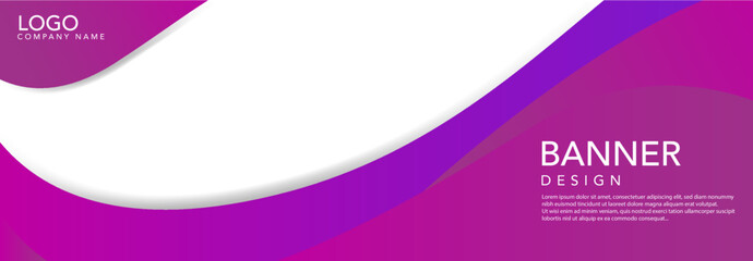Abstract purple background, banner 